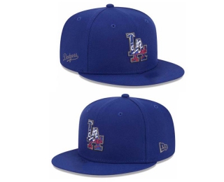 MLB Los Angeles Dodgers New Era Royal Script Fill 9FIFTY Snapback Hat 2252