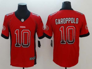 Men's San Francisco 49ers #10 Jimmy Garoppolo Red Limited Stitched Jersey