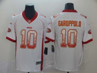 Men's San Francisco 49ers #10 Jimmy Garoppolo White Limited Stitched Jersey