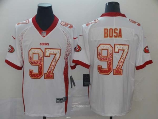 Men's San Francisco 49ers #97 Nick Bosa White Limited Stitched Jersey