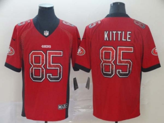 Men's San Francisco 49ers #85 George Kittle Red Limited Stitched Jersey