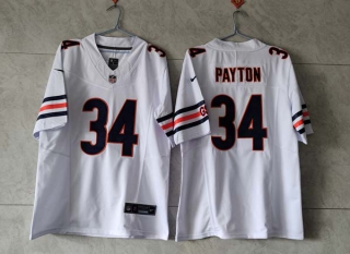 Men's Chicago Bears #34 Walter Payton White 2023 F.U.S.E. Vapor Untouchable Limited Stitched Football Jersey