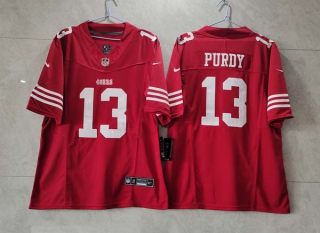 Men's San Francisco 49ers #13 Brock Purdy Red 2023 F.U.S.E. Vapor Untouchable Limited Stitched Football Jersey