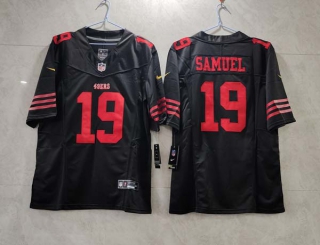 Men's San Francisco 49ers #19 Deebo Samuel Black 2023 F.U.S.E. Vapor Untouchable Limited Stitched Football Jersey