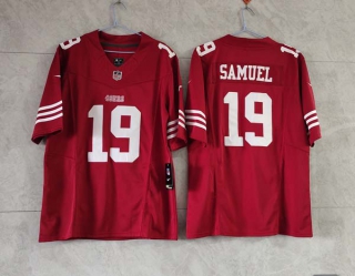 Men's San Francisco 49ers #19 Deebo Samuel Red 2023 F.U.S.E. Vapor Untouchable Limited Stitched Football Jersey