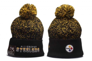 NFL Pittsburgh Steelers New Era Black Gold Knit Beanies Hat 5023