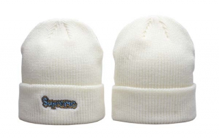 Wholesale Supreme White Knit Beanies Hat 5005