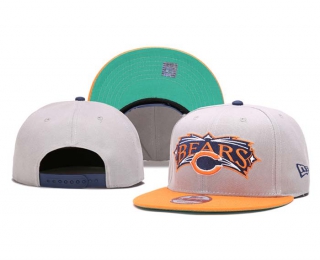 NFL Chicago Bears New Era Gray Orange 9FIFTY Snapback Hat 5003