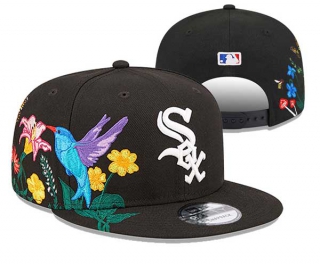 MLB Chicago White Sox New Era Black 9FIFTY Snapback Hat 3021