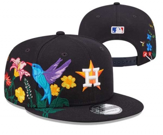 MLB Houston Astros New Era Black 9FIFTY Snapback Hat 3022