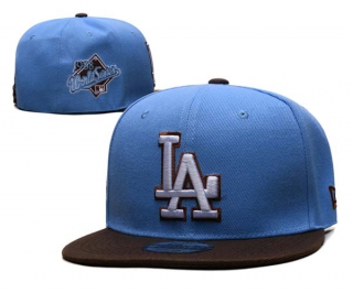 MLB Los Angeles Dodgers New Era Blue Brown 1988 World Series 9FIFTY Snapback Hat 2251