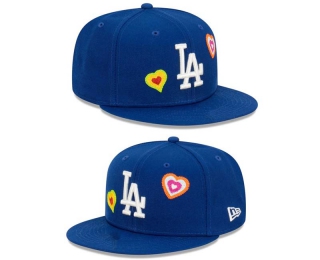 MLB Los Angeles Dodgers New Era Royal Chain Stitch Heart 9FIFTY Snapback Hat 2258