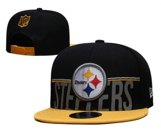 NFL Pittsburgh Steelers New Era Black Gold 2023 NFL Training Camp 9FIFTY Snapback Hat 6040