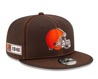 NFL Cleveland Browns New Era Brown 1946 9FIFTY Snapback Hat 2024