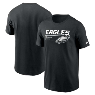 Men's Philadelphia Eagles Nike Black Division Essential T-Shirt