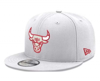 NBA Chicago Bulls New Era Gray 9FIFTY Snapback Hat 2211