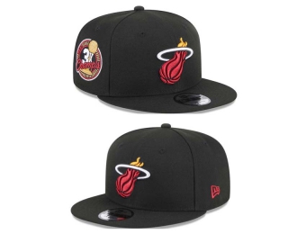 NBA Miami Heat New Era Black 3x NBA Finals Champions 9FIFTY Snapback Hat 2013