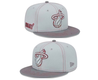 NBA Miami Heat New Era Gray Color Pop 9FIFTY Snapback Hat 2017