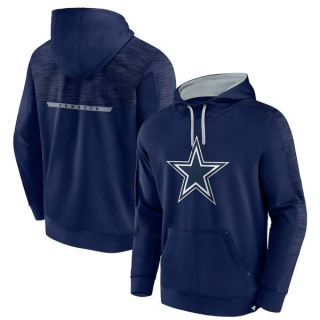 Men's NFL Dallas Cowboys Fanatics Branded Navy Defender Evo Pullover Hoodie