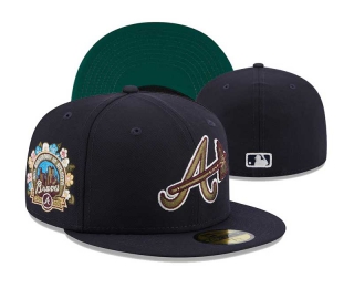 MLB Atlanta Braves New Era Navy 40th Anniversary in Atlanta 59FIFTY Fitted Hat 3001