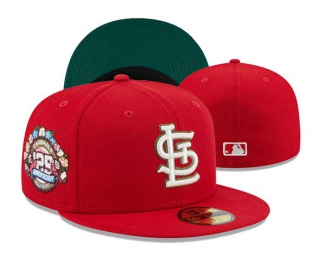 MLB St. Louis Cardinals New Era Red 125th Anniversary 59FIFTY Fitted Hat 3001