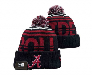 NCAA Alabama Crimson Tide New Era Black Beanies Knit Hat 3001