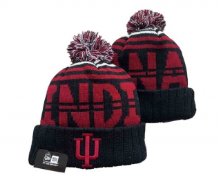 NCAA Indiana Hoosiers New Era Black Beanies Knit Hat 3001