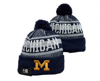 NCAA Michigan Wolverines New Era Navy Beanies Knit Hat 3002