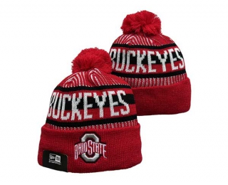 NCAA Ohio State Buckeyes New Era Red Beanies Knit Hat 3002