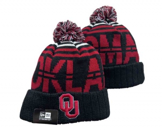 NCAA Oklahoma Sooners New Era Black Beanies Knit Hat 3001