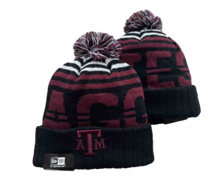 NCAA Texas A&M Aggies New Era Black Beanies Knit Hat 3001