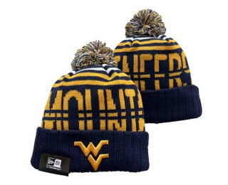 NCAA West Virginia Mountaineers New Era Navy Beanies Knit Hat 3001