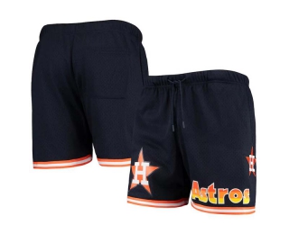 Men's MLB Houston Astros Pro Standard Navy Mesh Shorts