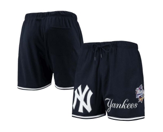 Men's MLB New York Yankees Pro Standard Navy 1999 World Series Mesh Shorts