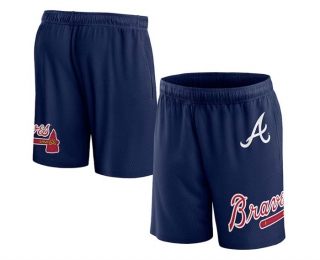 Men's MLB Atlanta Braves Fanatics Branded Navy Clincher Mesh Shorts