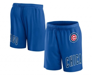 Men's MLB Chicago Cubs Fanatics Branded Royal Clincher Mesh Shorts