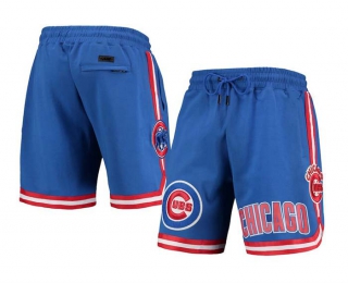 Men's MLB Chicago Cubs Pro Standard Royal Team Logo Shorts