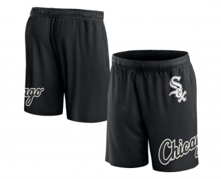 Men's MLB Chicago White Sox Fanatics Branded Black Clincher Mesh Shorts