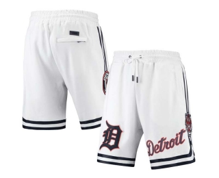 Men's MLB Detroit Tigers Pro Standard White Team Shorts