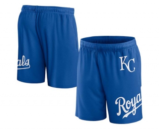 Men's MLB Kansas City Royals Fanatics Branded Royal Clincher Mesh Shorts