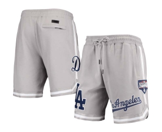Men's MLB Los Angeles Dodgers Pro Standard Gray 2020 World Series Champions Team Shorts