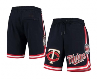 Men's MLB Minnesota Twins Pro Standard Navy Team Shorts