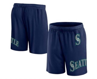 Men's MLB Seattle Mariners Fanatics Branded Navy Clincher Mesh Shorts