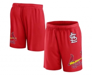 Men's MLB St. Louis Cardinals Fanatics Branded Red Clincher Mesh Shorts