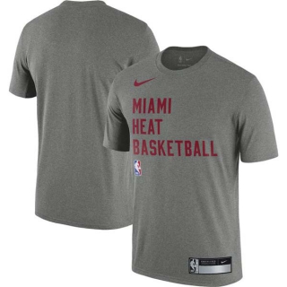 Men's NBA Miami Heat Nike Heather Gray 2023-24 Sideline Legend Performance Practice T-Shirt