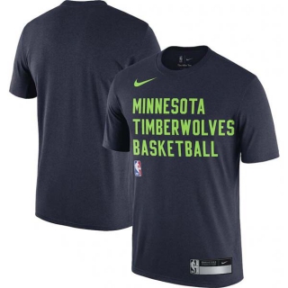 Men's NBA Minnesota Timberwolves Nike Navy 2023-24 Sideline Legend Performance Practice T-Shirt