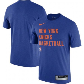 Men's NBA New York Knicks Nike Blue 2023-24 Sideline Legend Performance Practice T-Shirt