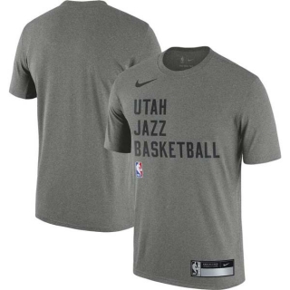 Men's NBA Utah Jazz Nike Heather Gray 2023-24 Sideline Legend Performance Practice T-Shirt