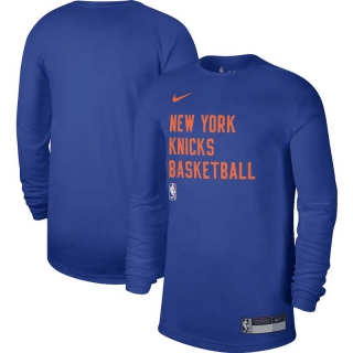 Unisex NBA New York Knicks Nike Blue 2023-24 Legend On-Court Practice Long Sleeve T-Shirt