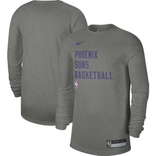 Unisex NBA Phoenix Suns Nike Heather Gray 2023-24 Legend On-Court Practice Long Sleeve T-Shirt